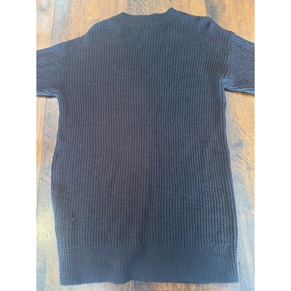 Falls Creek Women’s Size M Black Knit Cardigan Sweater Button Front Academia - Picture 3 of 7